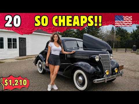 20 Cheap Classic Cars For Sale by Owner today