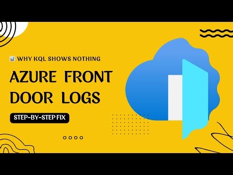 Azure Front Door Standard Logs Explained | Why KQL Shows Nothing & Storage Account Setup