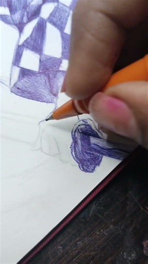 ✨Drawing with 5 rupees pen✨