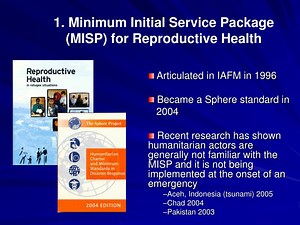 1. Minimum Initial Service Package (MISP) for Reproductive Health - SlideServe