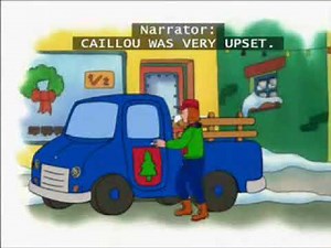 Caillou Holiday magic caption