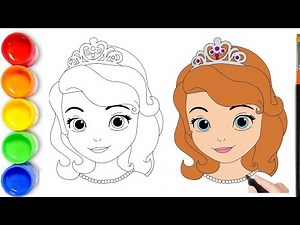 How to Draw Sofia the First Step By Step