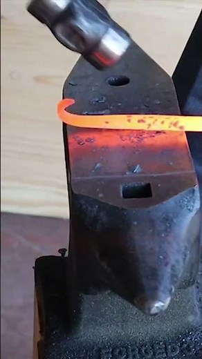 In the forge making a Roman Torc! Check out the full video on my channel now #forge #fyp #blacksmith