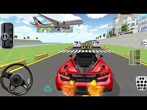 🏎️ Red Car Racing Game 2025 🚗 Real Car Driving Games | Ultra Speed Red Car Race & 3D City Gameplay 🔥