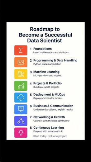 Successful Data Scientist Roadmap