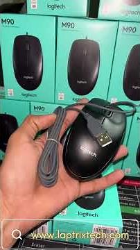 Logitech M90 Wired USB Mouse | Smooth & Reliable Performance | COD Available 🇮🇳