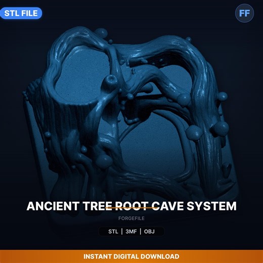 Ancient Tree Root Cave System STL File | 3D Printable | Digital Download - Etsy