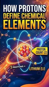 How Protons Define Chemical Elements#elements