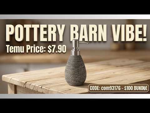 The Best $8 Pottery Barn Dupe? 🌿 Bohemian Soap Dispenser Review