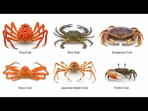 6 types of Famous crab explain