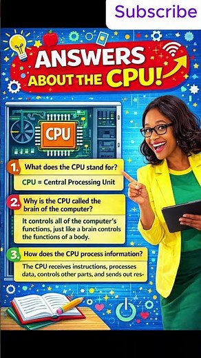 Test your knowledge of computers: CPU and RAM