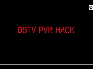 DSTV PVR Hack Free 500GB HDD - DIY ENGINEER