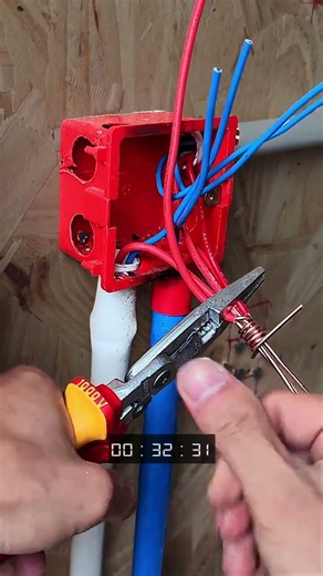 A professional electrician's wiring skills are impeccable, and his experience goes without saying