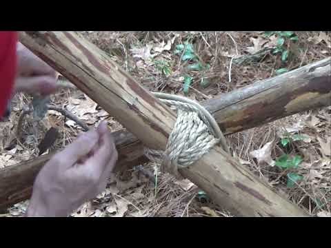 Scouting America: How to Tie a Diagonal Lashing