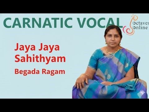 Carnatic Music | JayaJaya ( Begada Ragam ) Sahithyam | OctavesOnline