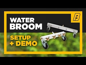 How To Use a Water Broom With a Pressure Washer