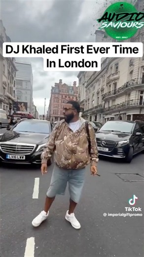 DJ Khaled Out & About In London For The First Time #DJKhaled