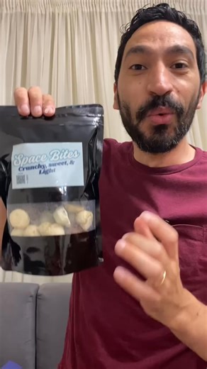 What our customers say about us 🤩 At Space Bites, every piece is handpicked, washed, and prepared, then freeze-dried using advanced technology that keeps 97% of the nutrients, color, and natural flavor. No frying, no heat, no preservatives — just pure fruit turned into a light, crunchy, flavorful snack. Enjoy our latest guilt free snacks! | Space Bites