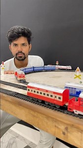 Indian Railways Nadille Train Ho Scale Model High Speed On Tracks