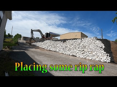 Stabilizing A Hillside With Rip Rap