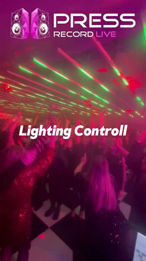 Lighting Install Design and Controll from Press Record Live