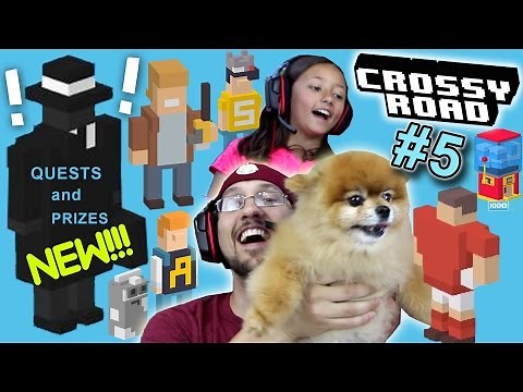 Crossy Road QUESTS & PRIZES! Framed, Bag-It, Michael Boom, Rugby, Jughead & Archie Gameplay (Part 5)