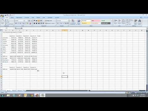 Excel B Video 6 - Copying Formulas with Relative Cell References
