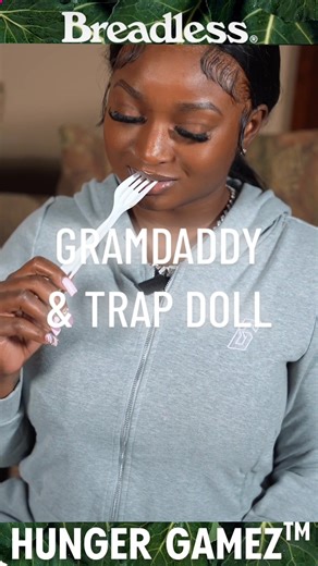 GramDaddy & @Trap Doll DEVOUR Power Bowls from @Breadless. 👴🏾🥗👸🏾😋 #BreadlessHungerGamez #FoodReview #actors Detroit media specialists produce a theatrical commercial for content creator competition hosted by the restaurant, Breadless. TrapDoll Whoop helps take care of her GramDaddy by helping him order healthy, tasty food.