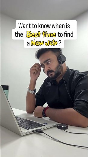 Want to know when is the best time to find a new job ?