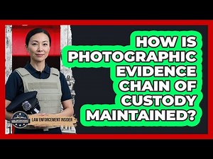 How Is Photographic Evidence Chain of Custody Maintained?