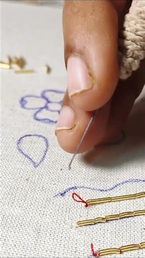 Aari work for beginners | Aari basic class | Aari work in tamil | #wedding #aaribeadwork #embroide