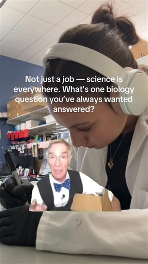 Alice | Bill Nye said it best: science rules. 🧪 Whether you’re in the lab or just curious, biology has a way of making us wonder. What’s something... | Instagram