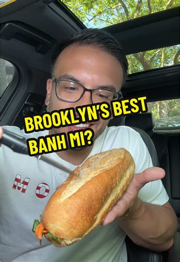 Crispy baguette, fresh ingredients, and packed with flavor. This Vietnamese sandwich definitely lived up to the hype. #BrooklynFood #BanhMi #FoodReview #NYCFoodie #VietnameseFood