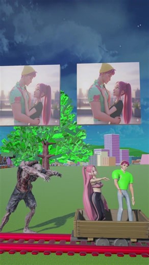 Train Dance Challenge🔥Help Jinu and Mira🥹 #shorts #funny #kpopdemonhunters