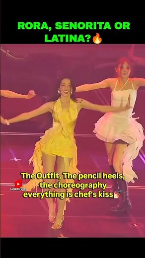 Rora became a real señorita on stage💫💅🏻 #babymonster #kpop #shorts
