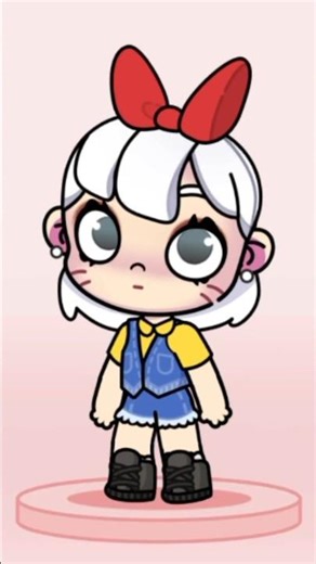 Hello kitty look in avatar world #pazu #avatarworld #shorts