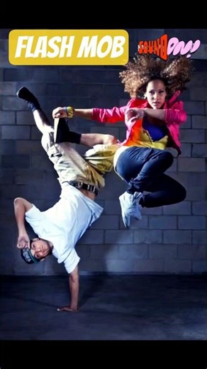 🕺Incredible Jump Flash Mob Dance Takes Over Historic Square #shorts #trending #trustonallah