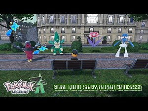 ✨Pokémon Legends Z-A: FOUR SHINY ALPHAS: FLORGES, GALLADE, SIMISAGE & HAWLUCHA! ✨