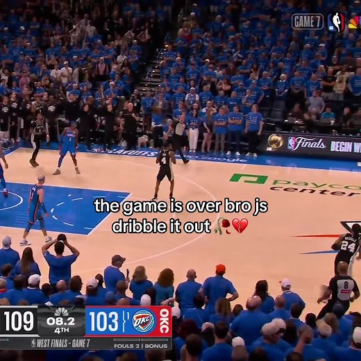 Very deserved dunk — Spurs vs OKC playoff highlight
