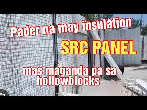 Paano mag Install ng SRC PANEL? ito ang wall na mas maganda pa sa hollowblocks