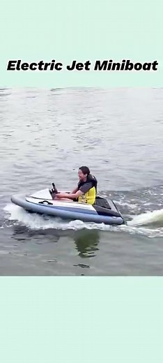 Electric jet miniboat #electric #electricboat #jet #jetboat #jetboating #jetboats #jetski #jetskivideos #water #watersports #watersport #sports #sport #fun #funvideo #wow #cool #good #goodthing #beauty #nice #ship #miniboat #boat #boating #boatlife