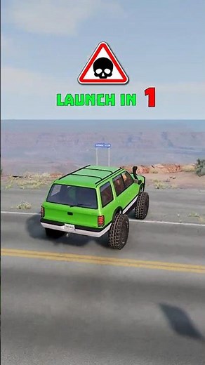CRAZY Realistic Crash Jump 🔥 Off-Road 4x4 SUV in the Best Car Bus Truck Game Mobil Truk Shorts Video