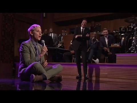 Ellen DeGeneres and Jimmy Fallon Face Off in Hilarious Lip Sync Battle