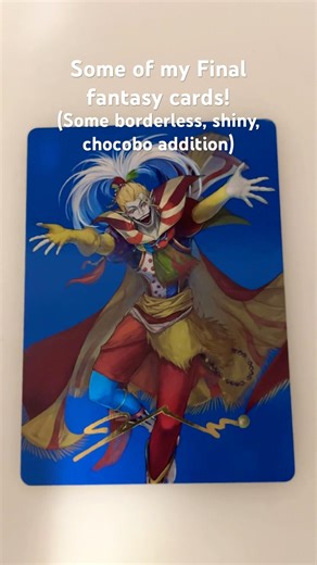 Some of my final fantasy magic the gathering cards! #finalfantas#mtgcards#cardcollection