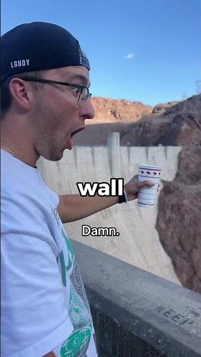 Water defies gravity at Hoover Dam #physics #science #shorts