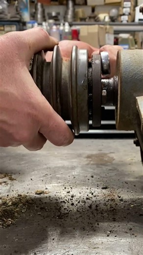 Separating a Pulley from a Backwards Installed Hub