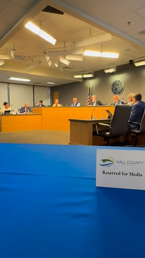 WATCH: The Hall County Commission voted to approve a resolution to appoint a special master to represent the county in a hearing against the Planning Commissioners who allegedly violated Georgia’s Open Meetings Act. #hallcounty #northgeorgia #localgovernment | Access WDUN