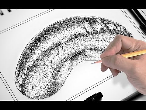 HOW TO DRAW - POINTILLISM TECHNIQUE - TUTORIAL