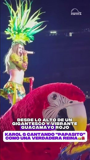 Karol G singing "Papasito" like a true QUEEN👑🌺