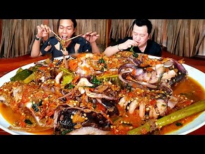 CRAZY!! SAUTED SQUID WITH 500 OF THE WORLD'S SPICIEST CHEESE SPICES!! MAN GONDRONG IS SO OVERWHEL...
